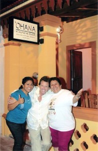 Ohana Cozumel Owners and Founders Angie, Charlie and Patricia